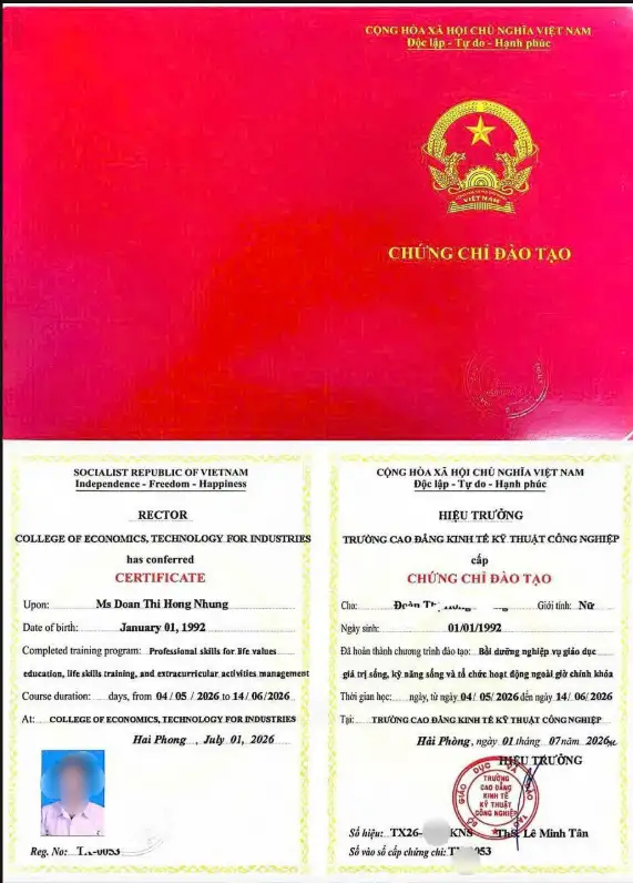 Khóa Học Kỹ Năng Sống Cấp chứng chỉ 2026